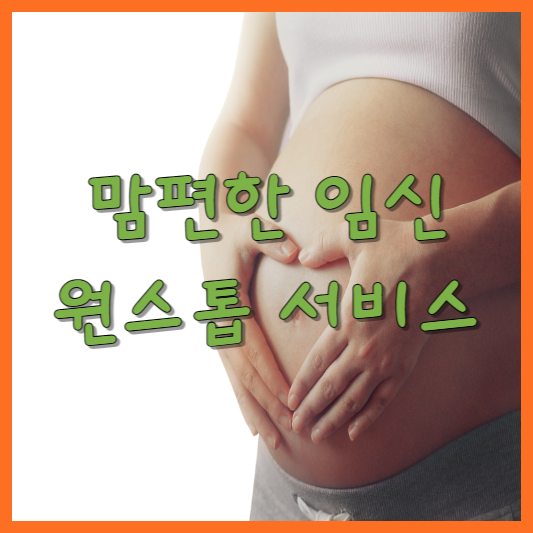  맘 편한 임신 원스톱서비스 알아보기
