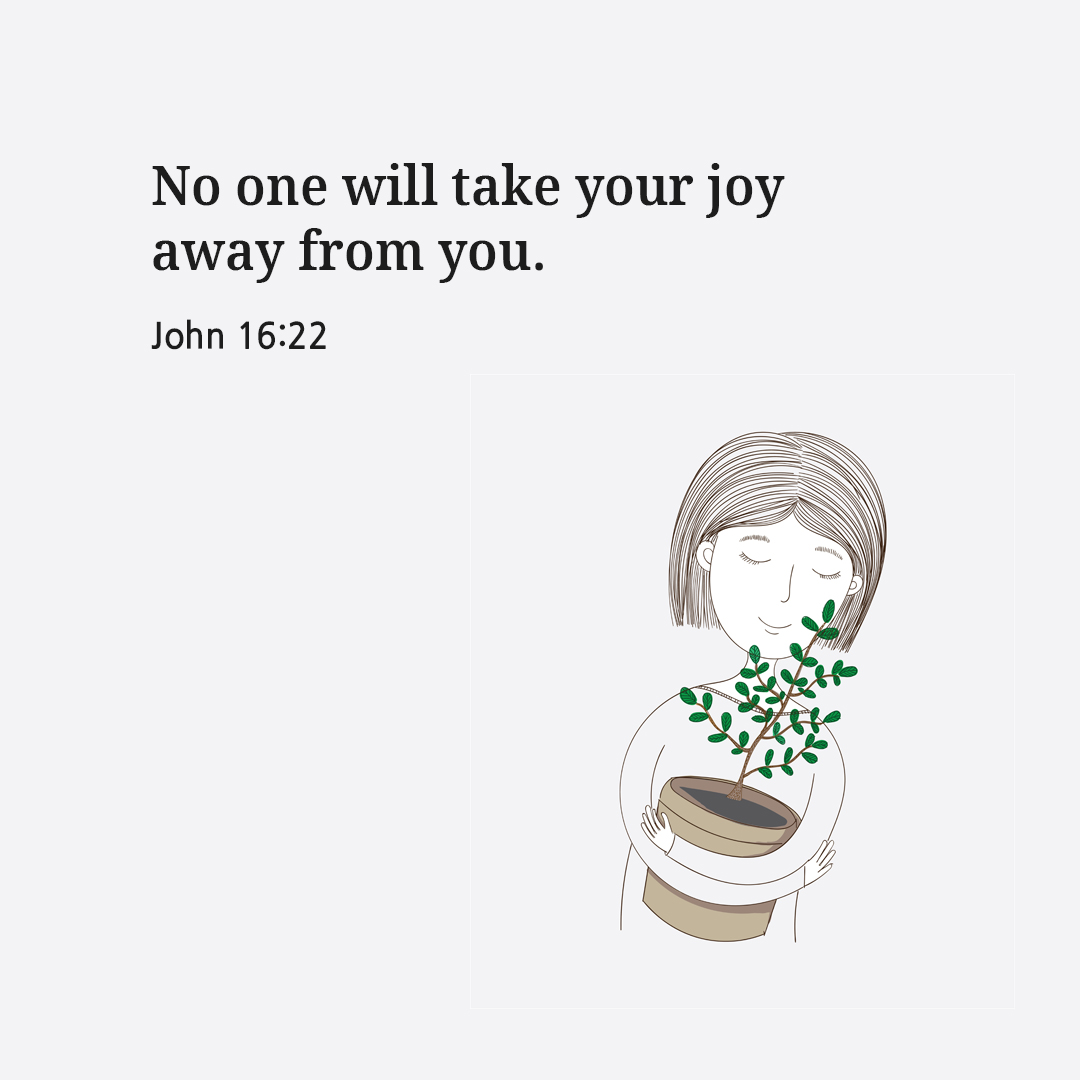 No one will take your joy away from you. (John 16:22)