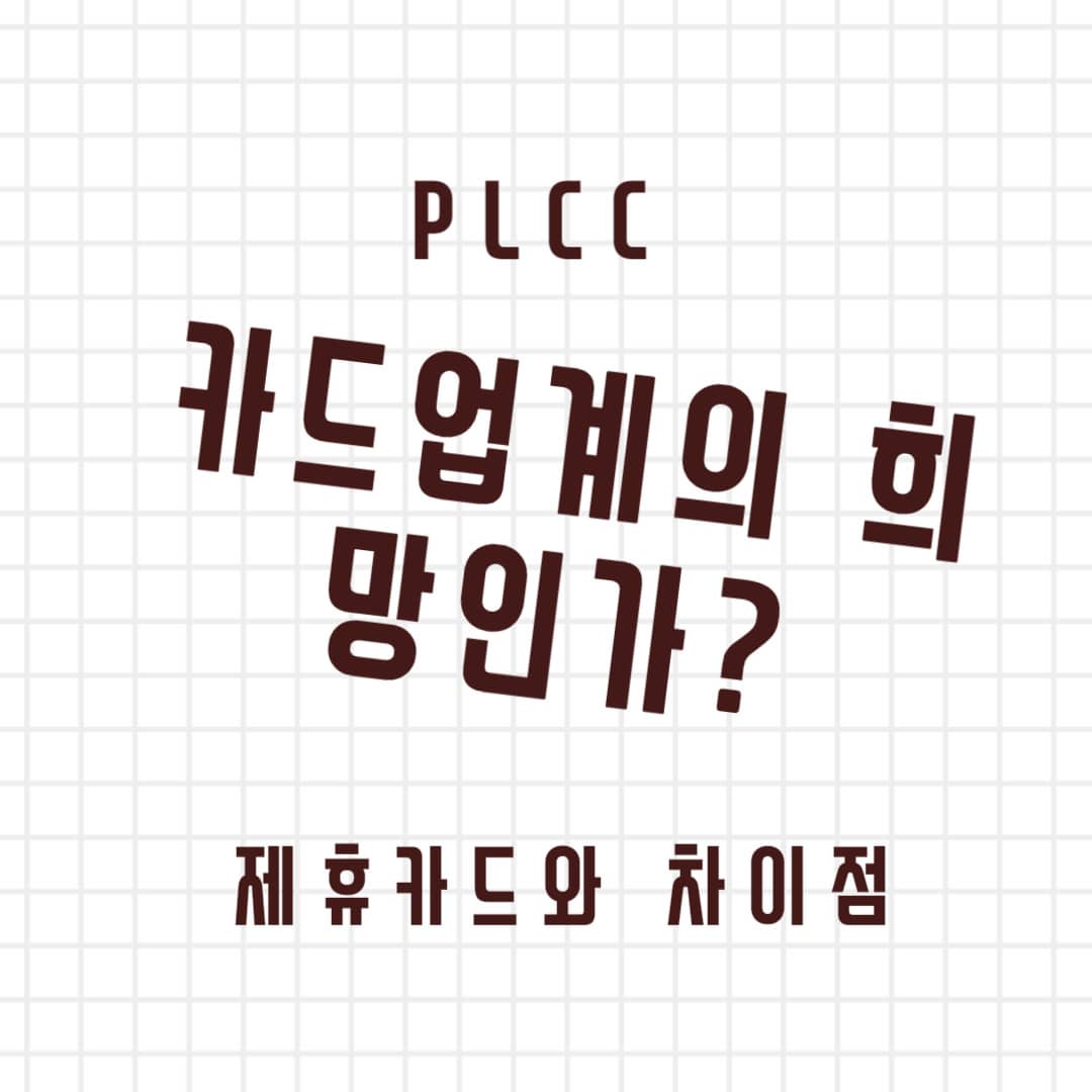 PLCC가 카드업계의 희망인가? 제휴카드 협력 장점 차이점