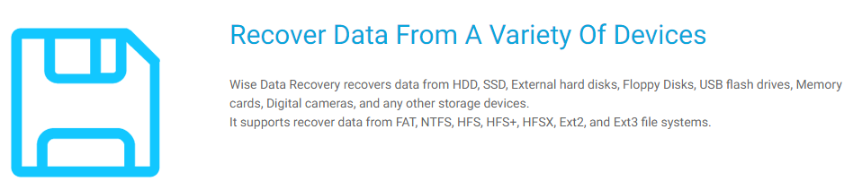 Recover Data From A Variety Devices