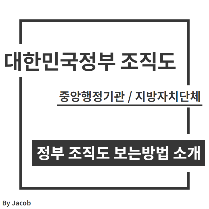 정부부처 조직도 대한민국정부 조직도