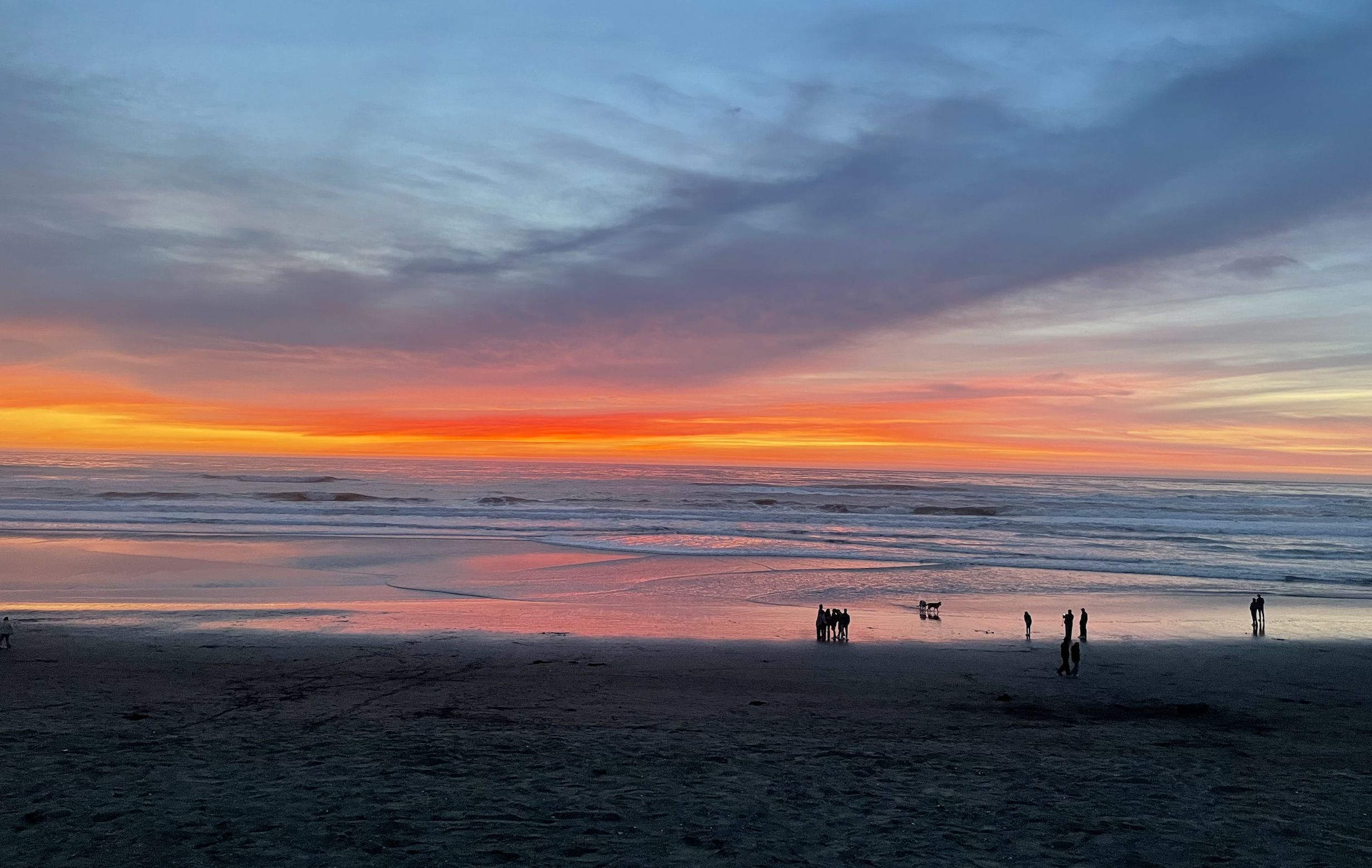 SanFrancisco Ocean Beach at Sunset