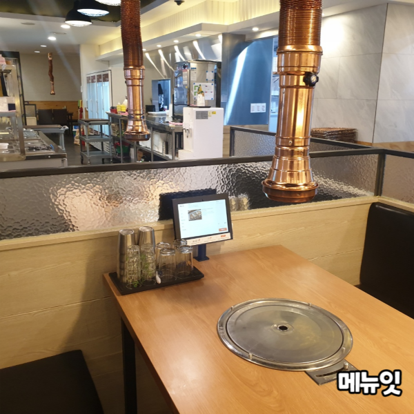  명인갈비 창동점 도봉구 테이블오더 메뉴잇 설치 사례
