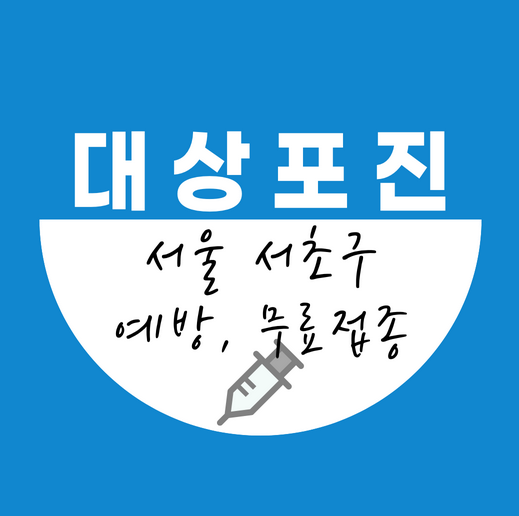 서울서초구노인대상포진무료접종