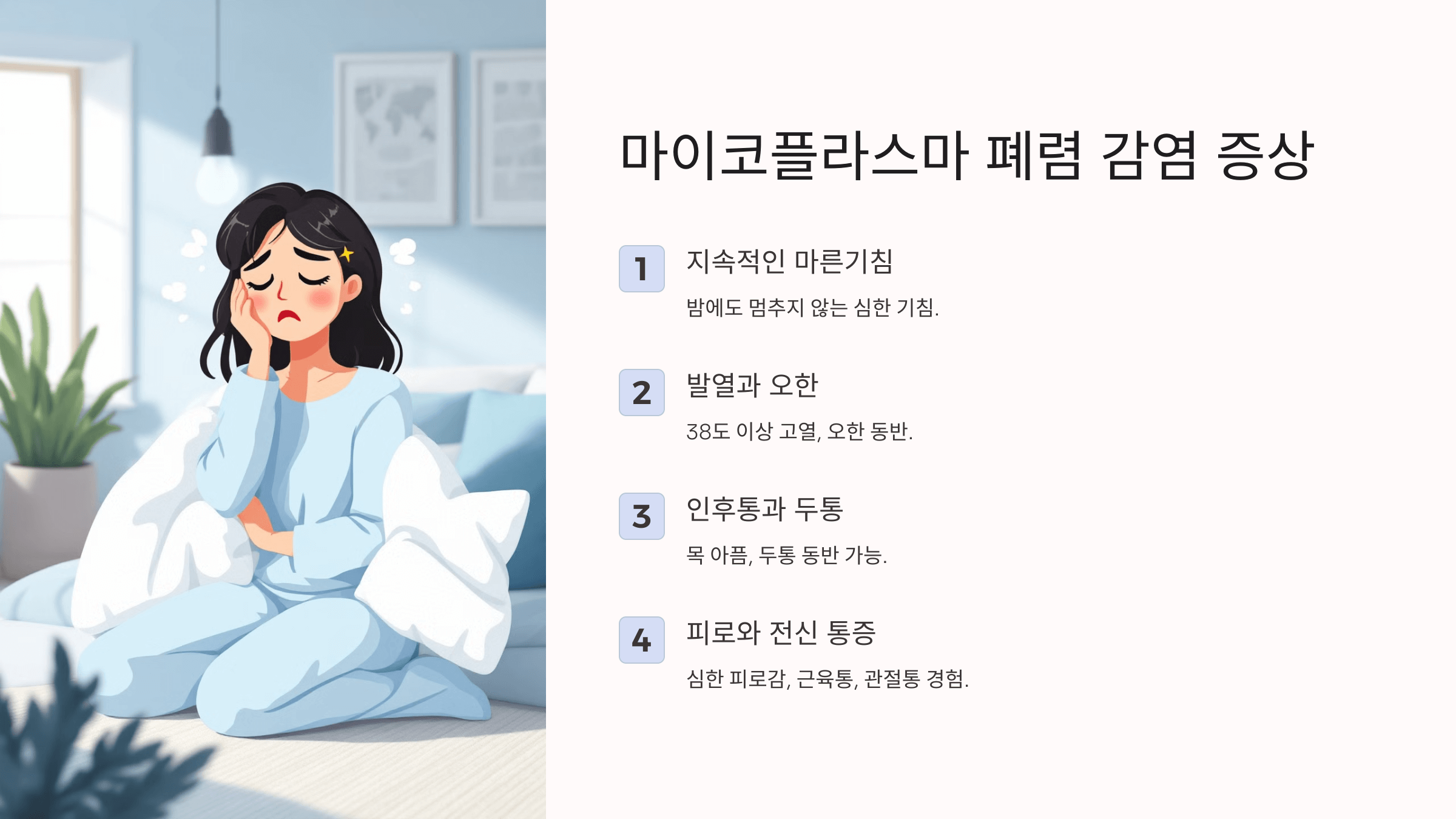 마이코플라스마 폐렴과 관련된 사진입니다.