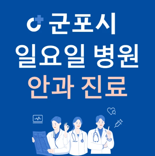 경기도-군포시-일요일-안과-진료하는곳-주말에-문여는-군포시-24시간-안과-병원-찾기