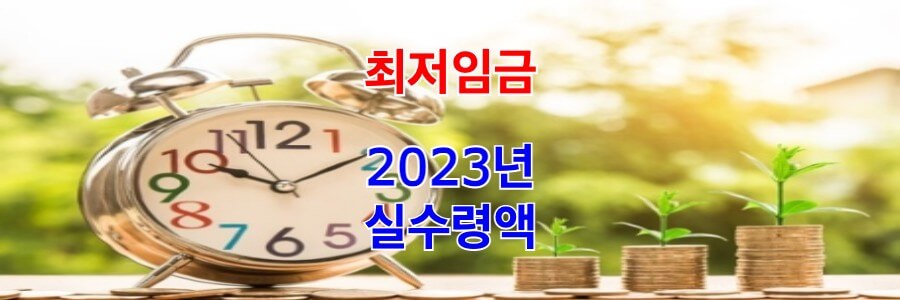 2023년 최저임금 (최저시급) 인상금액 실수령액 - 지금확인