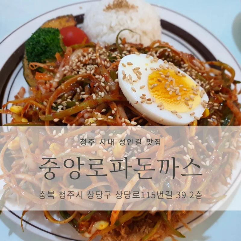  [청주 시내  북문로 돈까스 맛집 추천] 중앙로파돈까스_청주 시내 성안길 지하상가 식당
