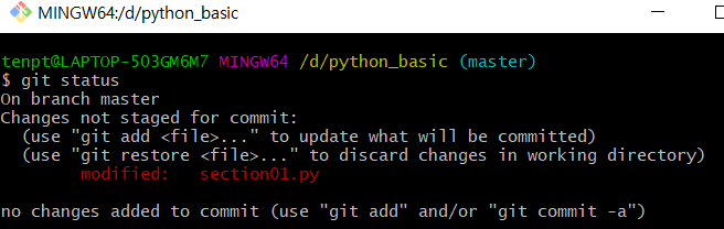 [Github] How to upload modified file to git(Windows)
