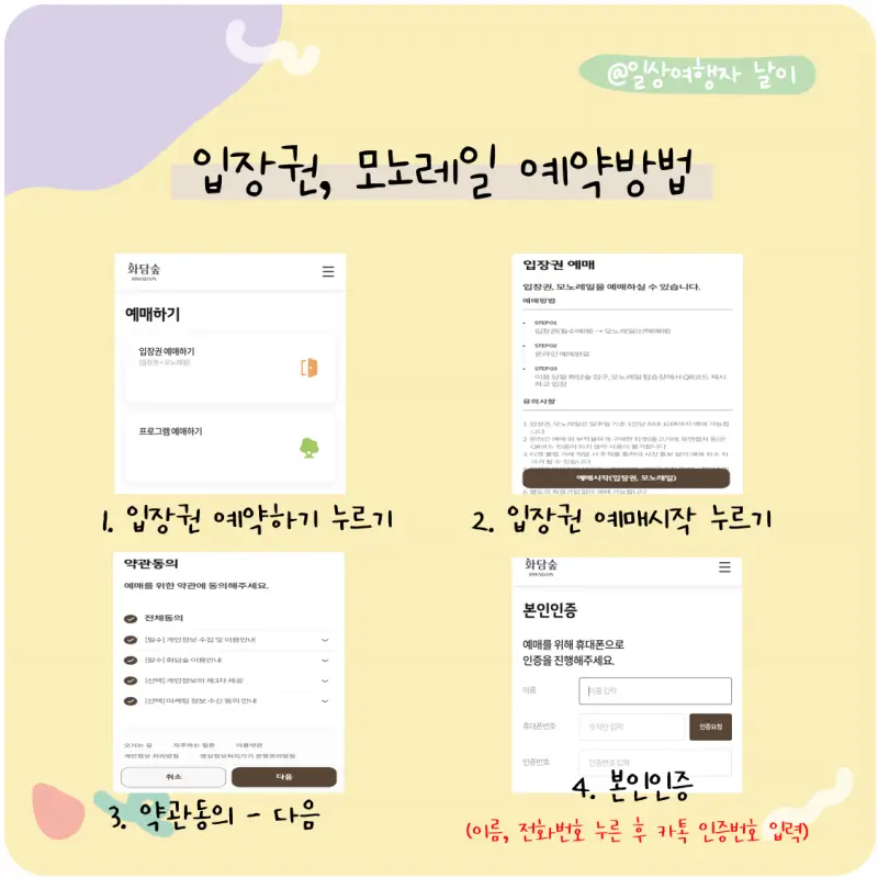 모노레일-예매방법