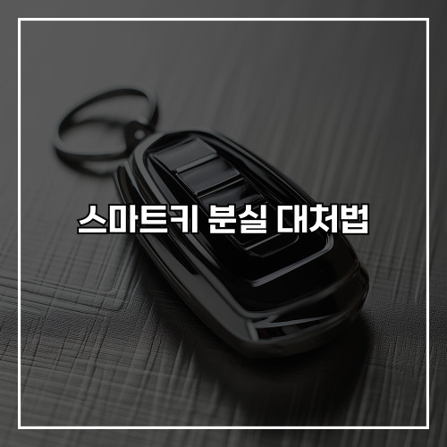 스마트키 분실 대처법, 차 키를 잃어버렸을 때 꼭 해야 할 일