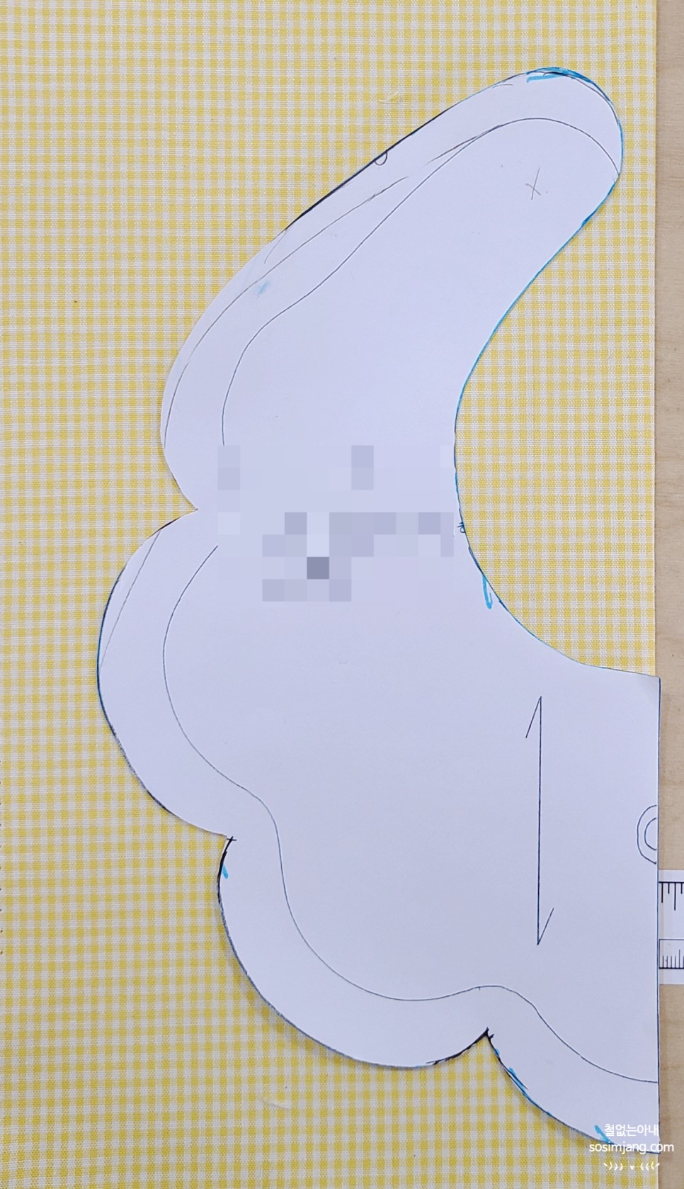 용인 기흥 미싱공방 '아이소잉' #내돈내산 신생아, 아기 턱받이(스카프빕) 만들기 _ 24