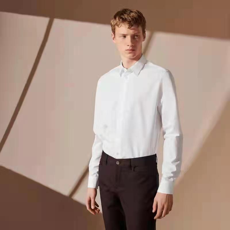  [HERMES] 에르메스 포부르 칼라 장식 피티드 셔츠 (2 COLOR)