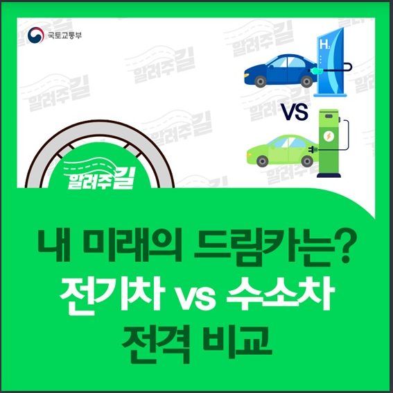 내 미래의 드림카는?…‘전기차 vs 수소차’ 전격 비교_국토교통부
