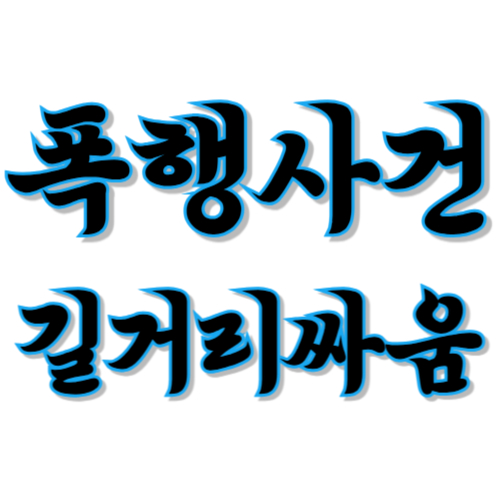 폭행 길거리싸움