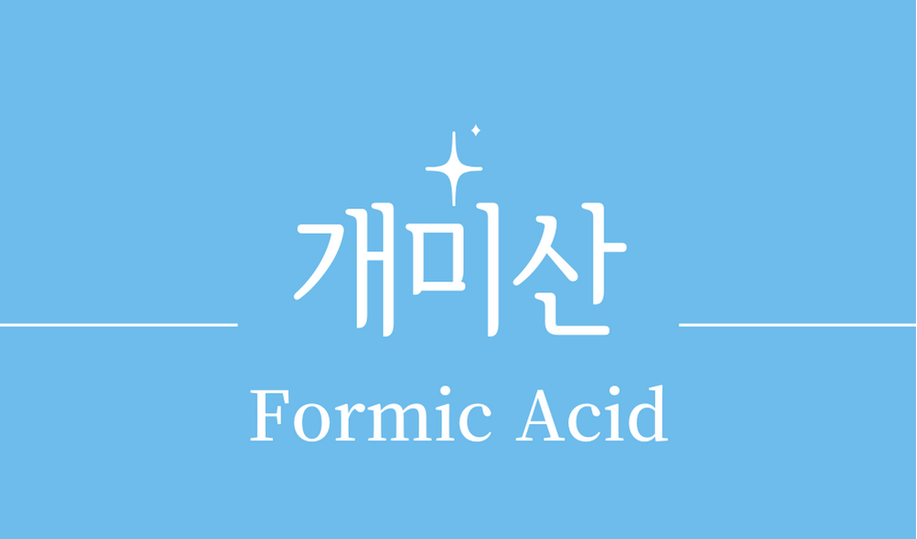 &#39;개미산(Formic Acid)&#39;