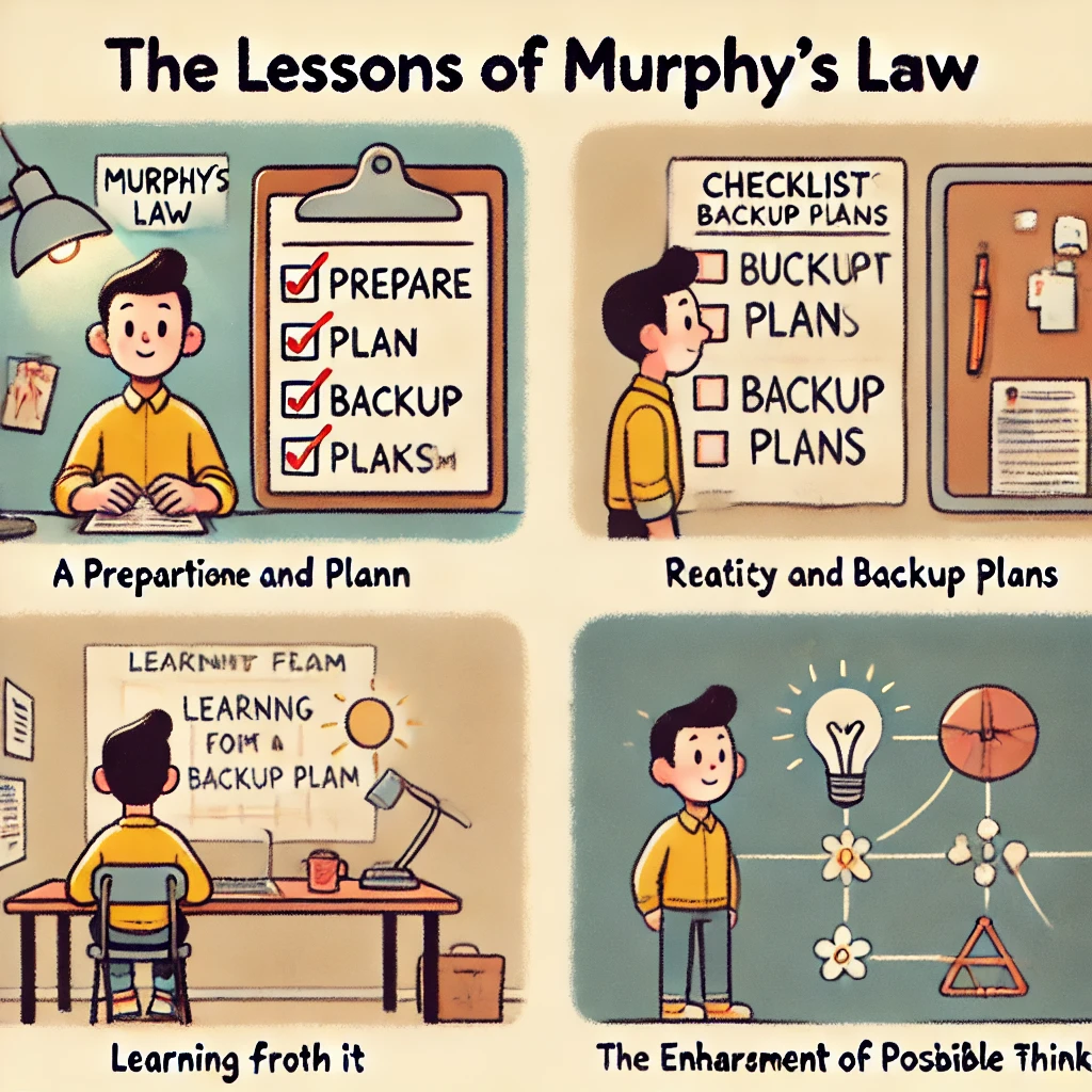 머피의 법칙 (Murphy's Law) 다양한 예시 - 머피의 법칙이 주는 교훈