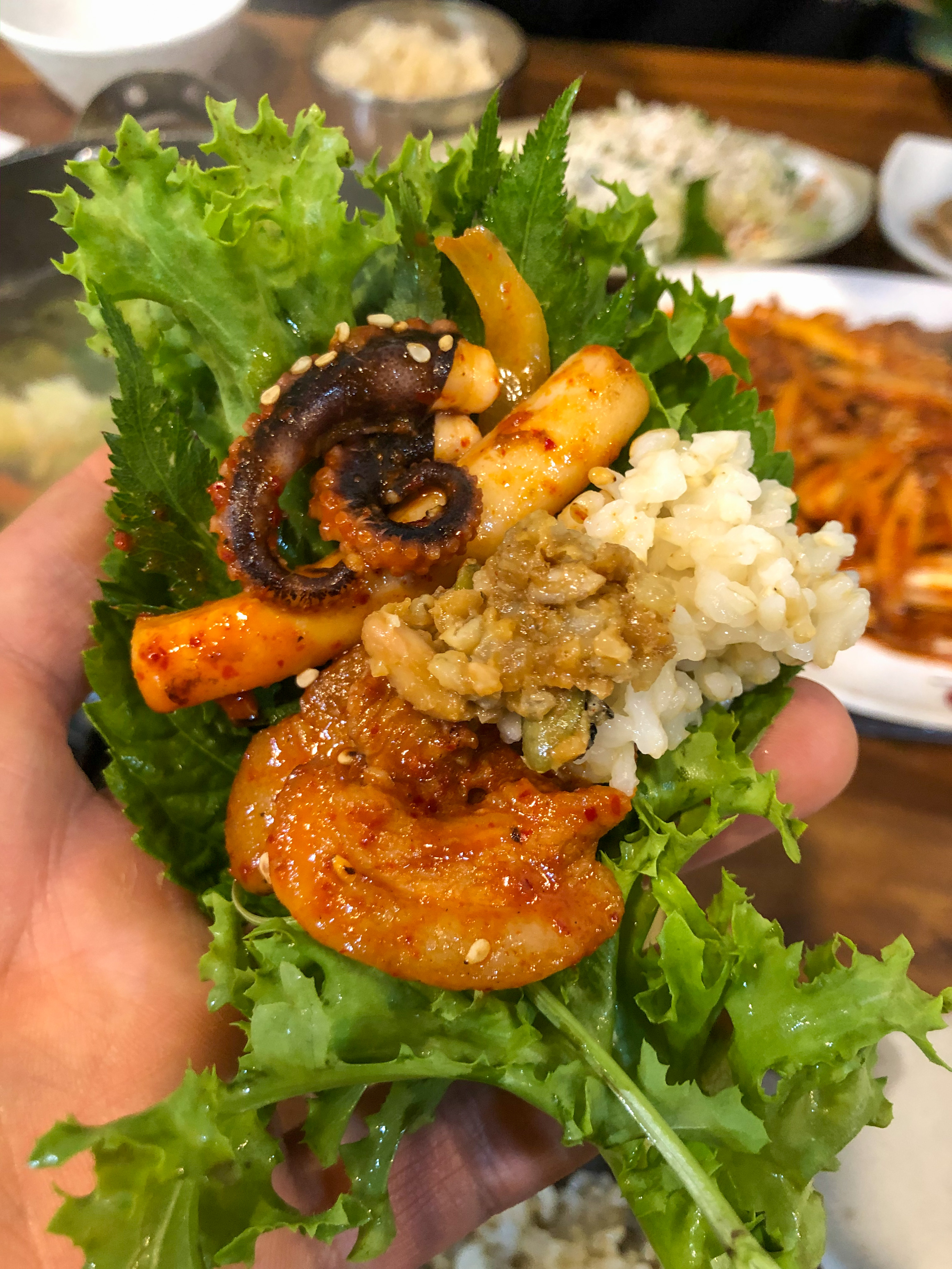  율동공원 이원희맛집 직화쌈밥 현미경시점