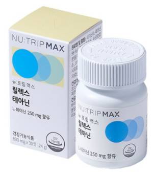코스맥스바이오 뉴트립맥스 릴렉스 테아닌&#44; 30정&#44; 1개