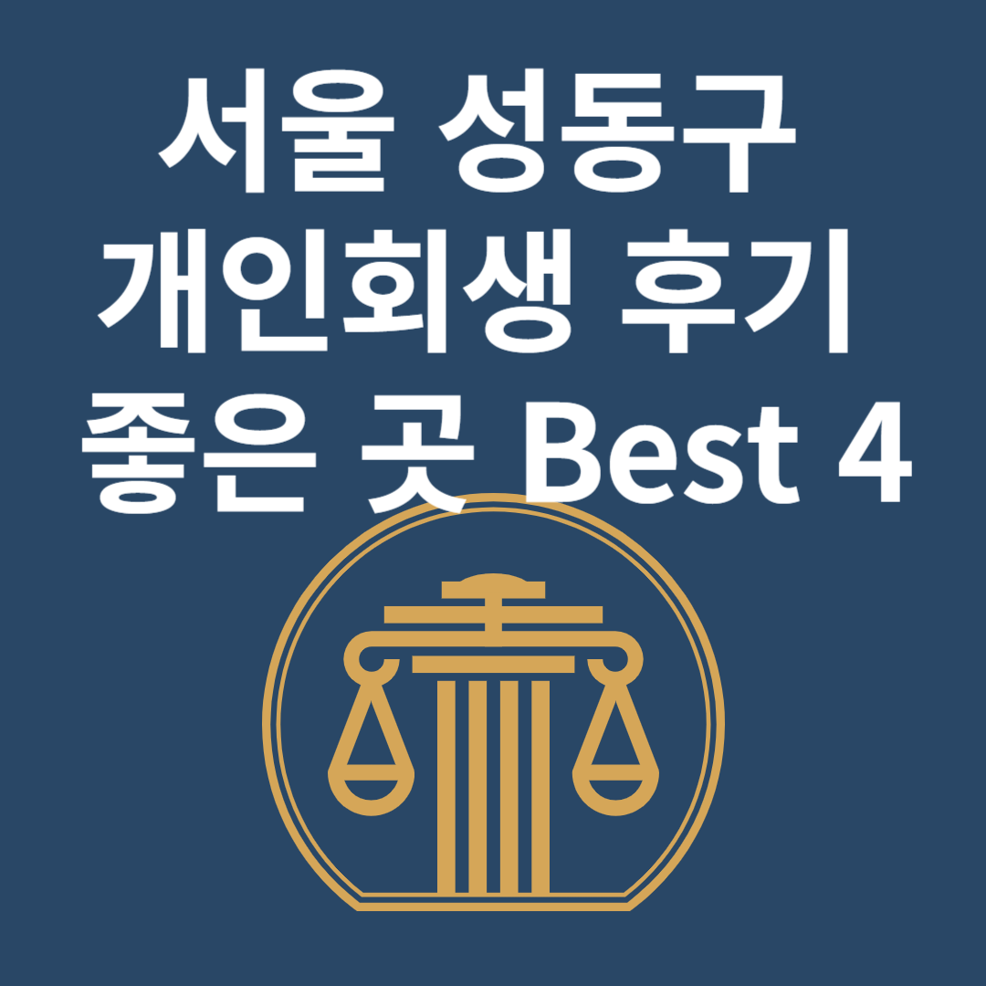 서울 성동구 개인회생 l 개인파산ㅣ변호사ㅣ법무사ㅣ법률 사무소ㅣ무료ㅣ후기 좋은 곳 추천 Best 4 블로그 썸내일 사진