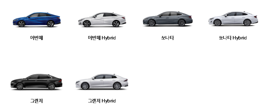 현대자동차-모델