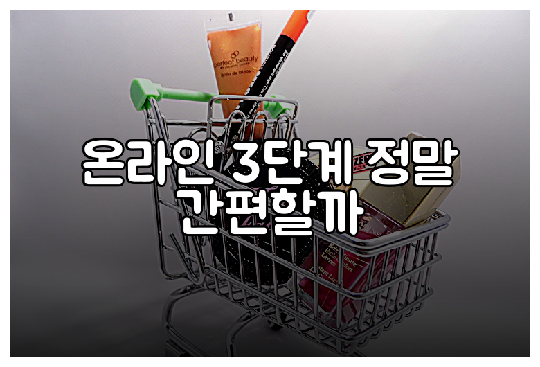 온라인 3단계 정말 간편할까