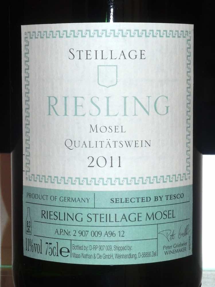 Tesco Finest Steillage Riesling 2011