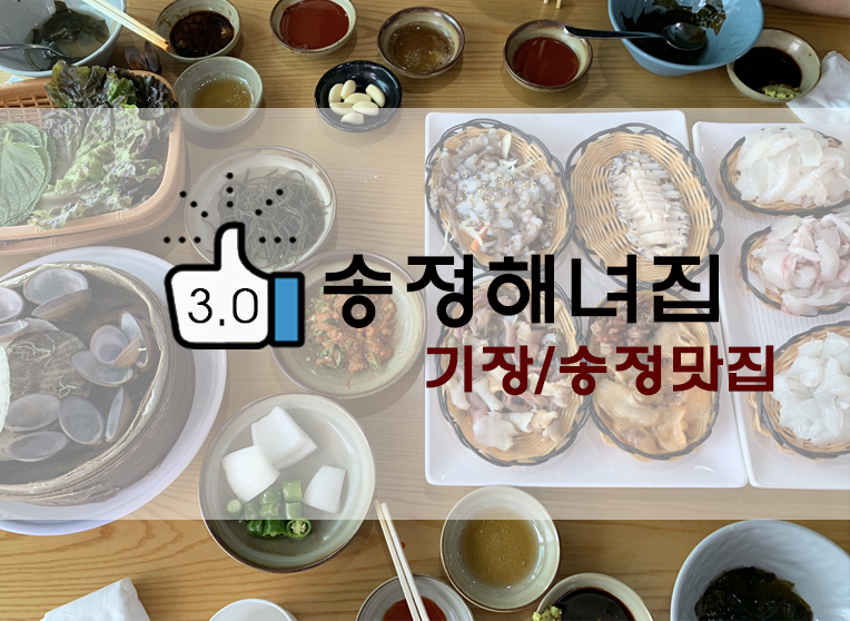  [정보] 부산 기장/송정/해동용궁사 맛집 : 가성비갑 송정해녀집 (+위치/메뉴/주차/웨이팅? 등)