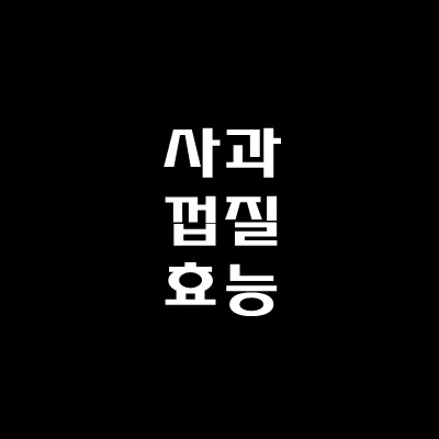 사과 껍질 효능