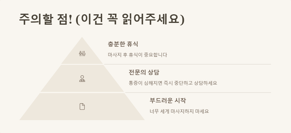 관절 통증 완화를 위한 마사지 테크닉