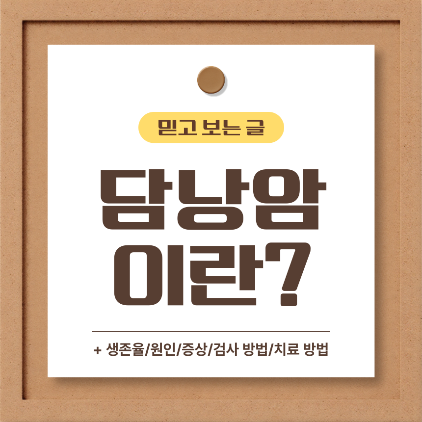  담낭암 이란?