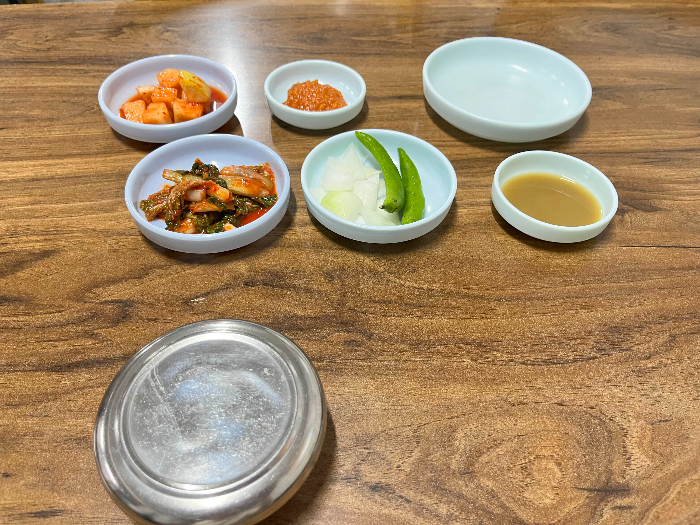 기본 제공 반찬