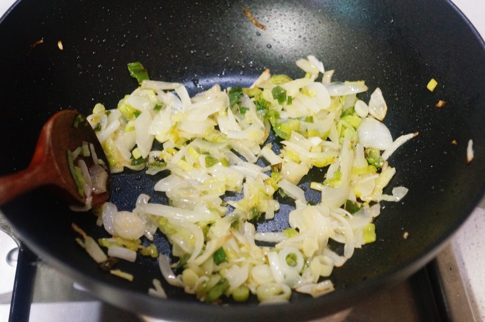 짜파게티 맛있게 만드는 법, 짜개치 조합과 상추쌈을 먹는 주말 요리 17