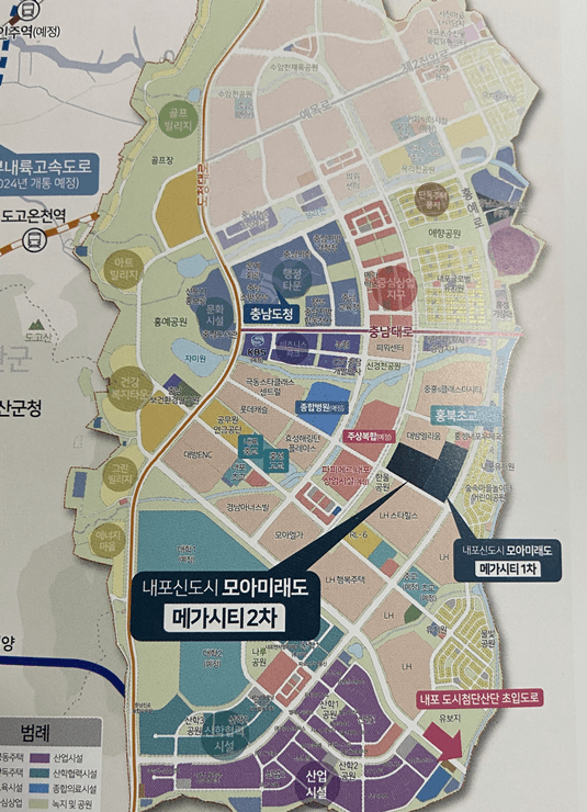 모아미래도2차 위치