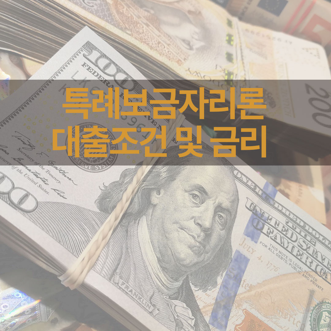 특례보금자리론 대출조건 및 금리