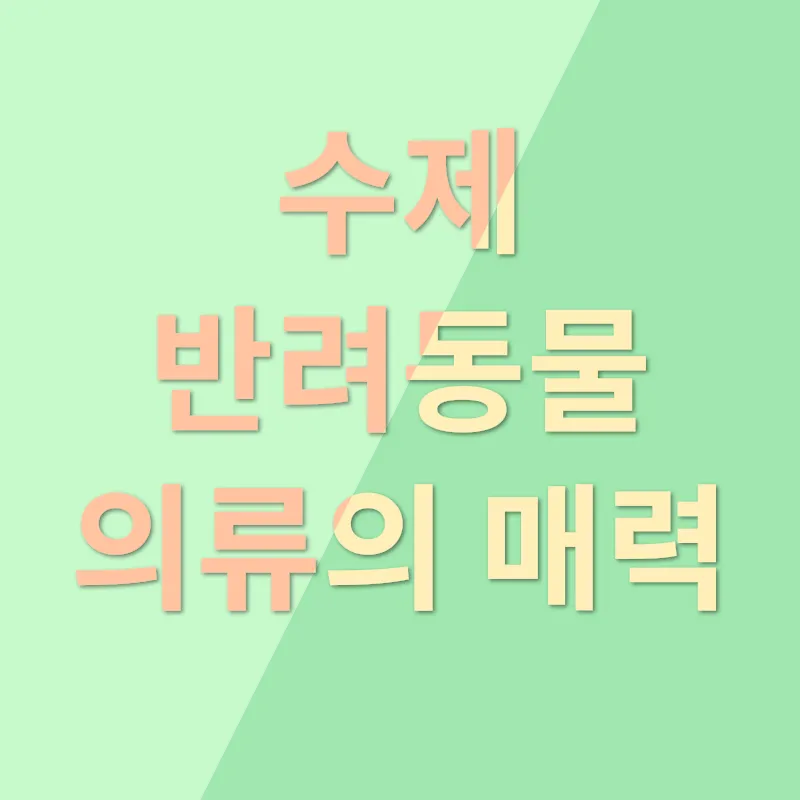 수제 반려동물 의류_2