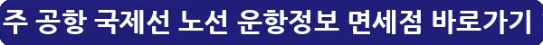 청주 공항 국제선 노선 운항정보 면세점_15