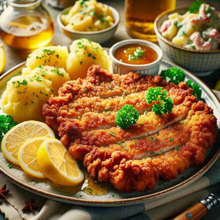 독일 여행 준비물 및 best 음식,여행지 추천 - 3. 독일 음식 추천 - 3.4 슈니첼 (Schnitzel) 독일 여행 준비물