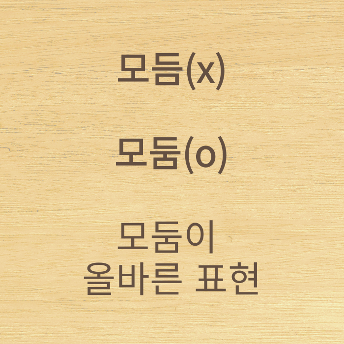 모둠,모듬