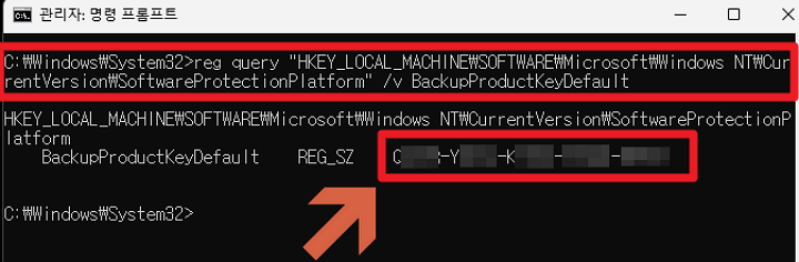 윈도우 11 시디키 확인
