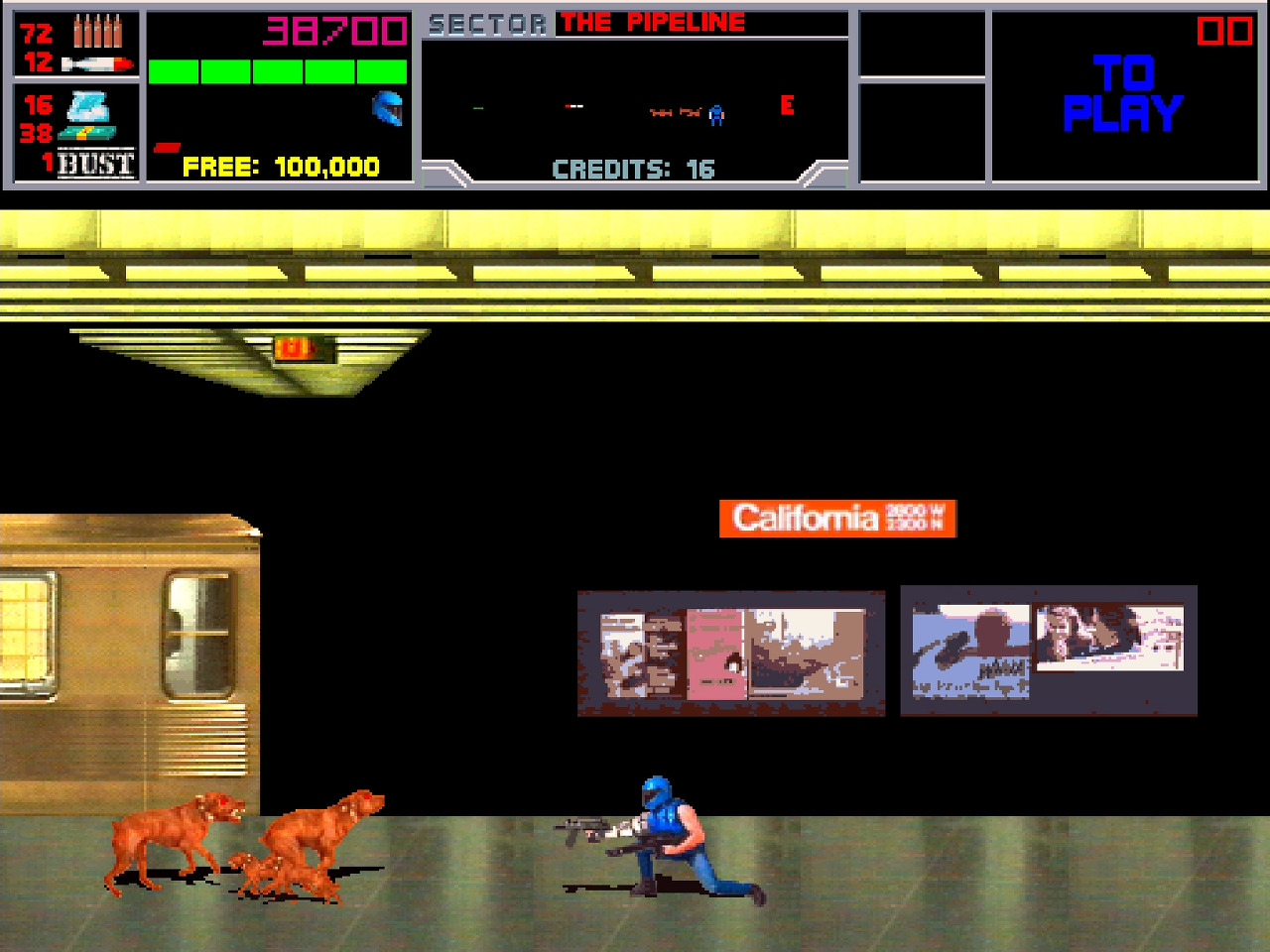  PC 고전게임 오락실게임 나크 마메 롬 Narc Mame Rom