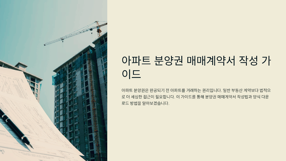 아파트분양권