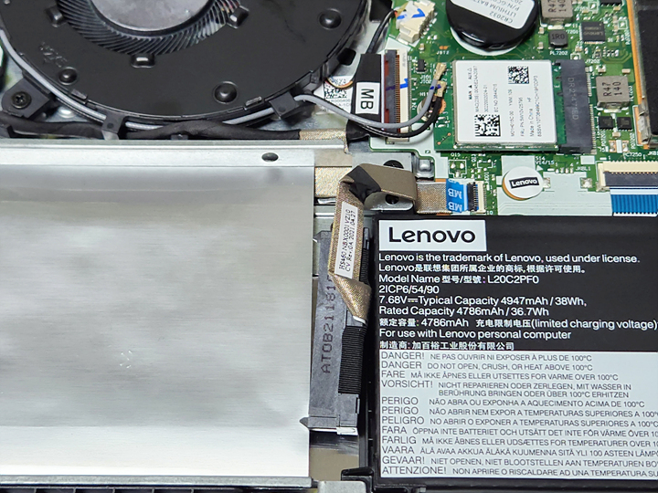레노버 V14 V15 Gen2 노트북 2.5인치 Ssd 하드디스크 장착 방법