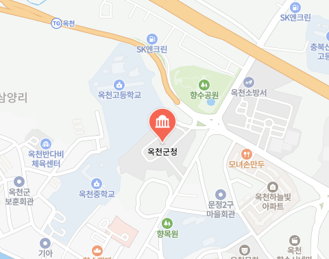 옥천군청 위치