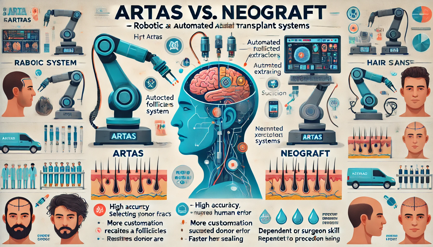 아트라스(ARTAS), 네오그라프트(NeoGraft): 차이점과 선택 가이드