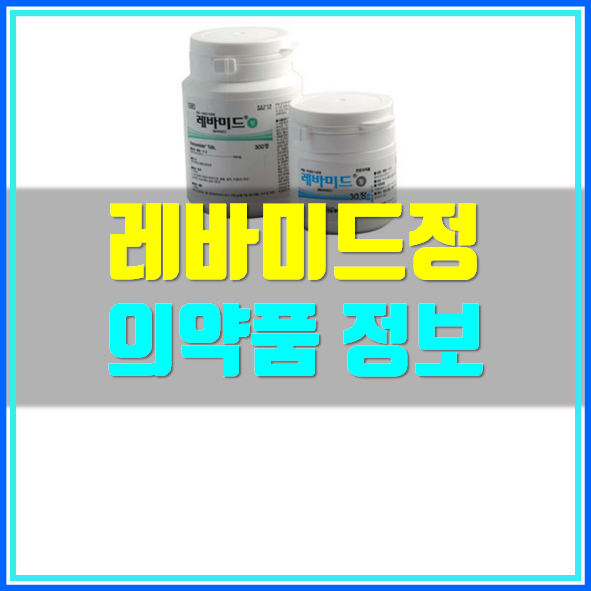  레바미드정 의약품 복용법