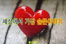  세상에서 가장 슬픈 이야기