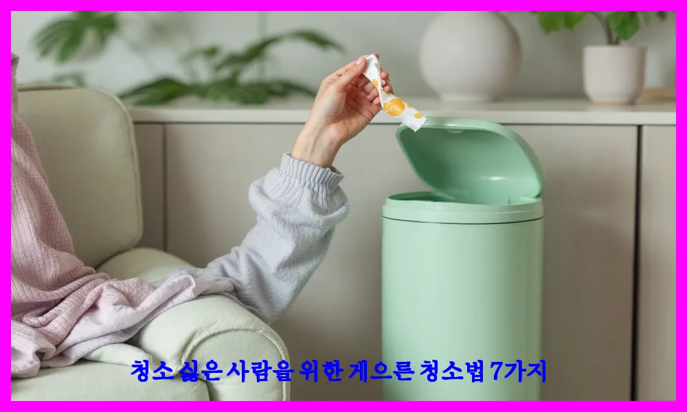 청소 싫은 사람을 위한 게으른 청소법 7가지