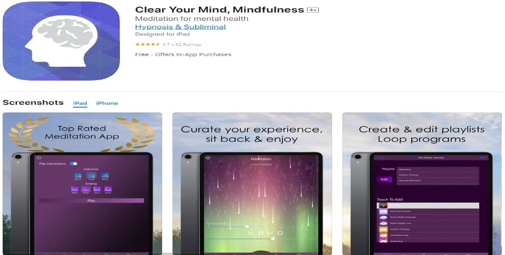 Clear Your Mind&#44; Mindfulness