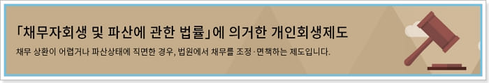 신용회복위원회 파산&middot;면책후 개인회생 신청 자격&#44; 상담지부 신청&#44; 신청방법